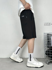 Men's Letter Print Comfy Nylon Shorts - Summer Basketball Fitness
