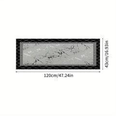 Marble Style Kitchen Rugs - Stain Resistant & Waterproof Mats