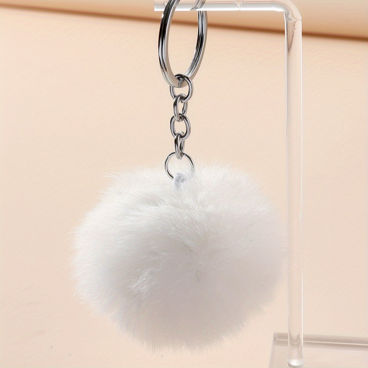 Plush Ball Keychain Pendant Key Hanging Bag Key Chain