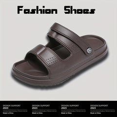 Men's Non Slip Platform Slides - Comfortable Cloud Slides