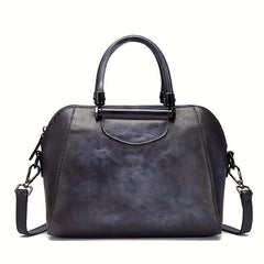 Vintage Green Leather Women's Handbag & Crossbody Bag