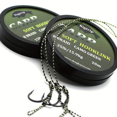 20m Carp Fishing Line Soft Hook Link Uncoated Braid Line For Hair Rig