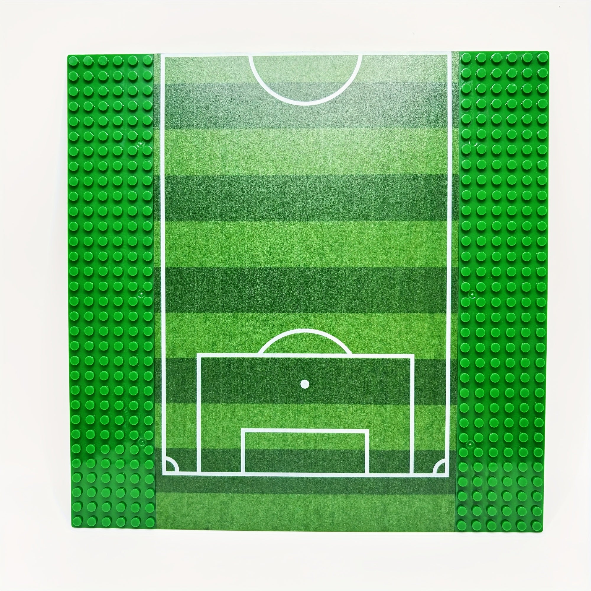 2pcs Building Blocks Basketball Soccer Field Baseboards 25x25 Durable ABS Gr