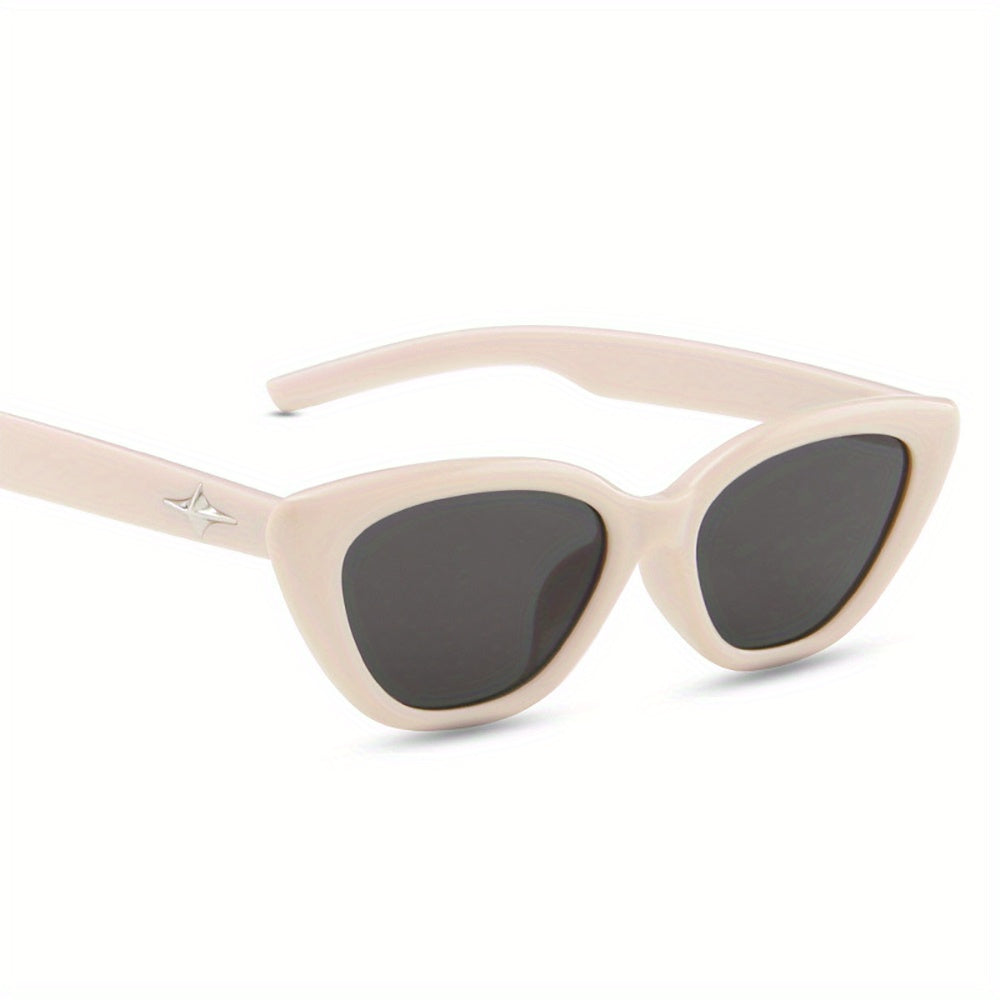 Y2K Cat Eye Sunglasses Retro Punk Star UV400 Sun Shades