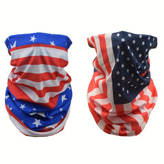 American Flag Seamless Magic Bandana Outdoor Men's Women's Cycling Mask
