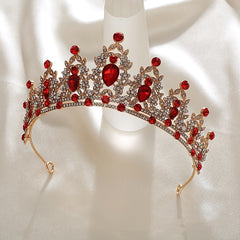 Colorful Rhinestone Crown Headband Bridal Wedding Princess Tiara