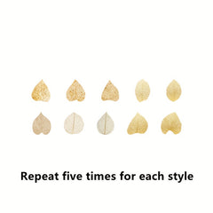 50pcs Fallen Leaves Washi Tape Autumn Decorative Stickers