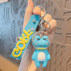 Space Frog Keychain For Men Couple Bag Pendant
