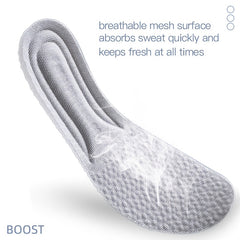 Thick Shock-absorbing Sports Insoles for Foot Pain Relief