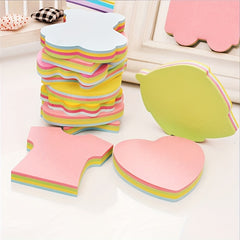 100pcs Creative Colour Sticky Notes Memo Pad Diary Stationary Flakes Scrapbook