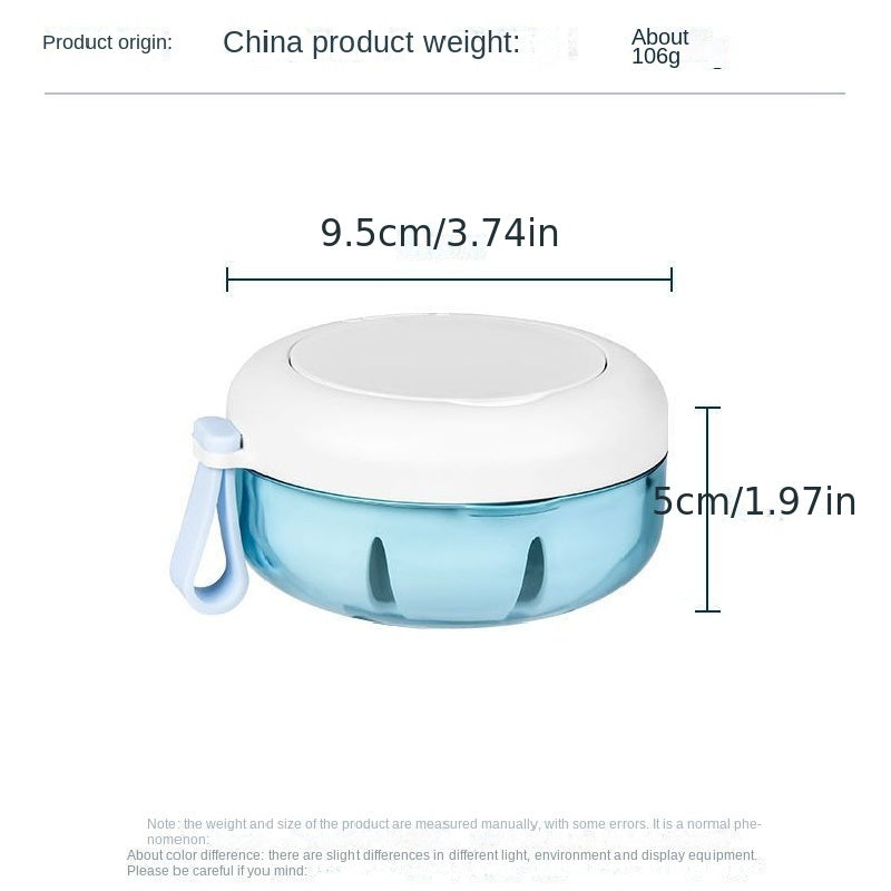 False Teeth Set Box Cleaning Retainer Storage Box Portable Case