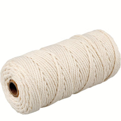 3mm Braided Rope 109 Yards Cotton Fringe Thread Craft Hemp Rope