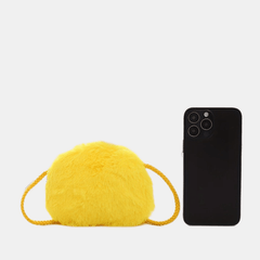Chick Coin Purse Wallet Crossbody Bag Plush Shoulder Bag