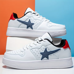 Men's Lace Up Star Skate Shoes Breathable