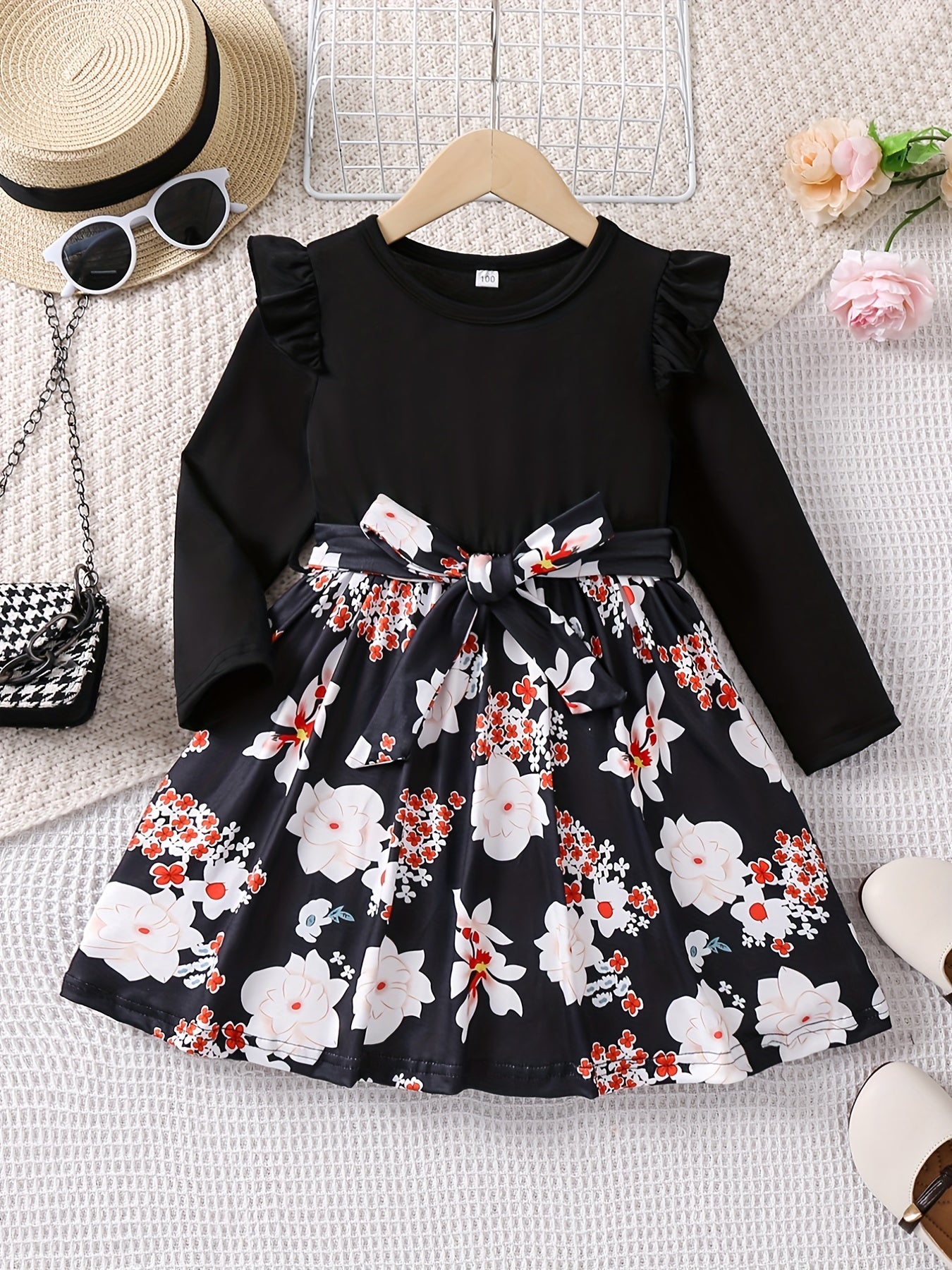 Floral Matching Dress & Top Pants Set for Sisters - Summer Family Outfits
