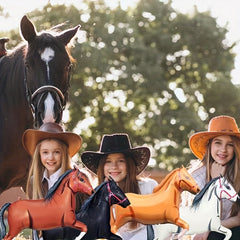 4pcs 76.2cm Horse Balloons - Horse Themed Party Balloons for Birthday Party