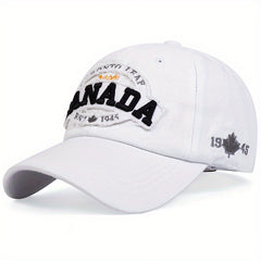 Canada Maple Leaf Baseball Cap Embroidery Hip Hop Sports Hat Adjustable