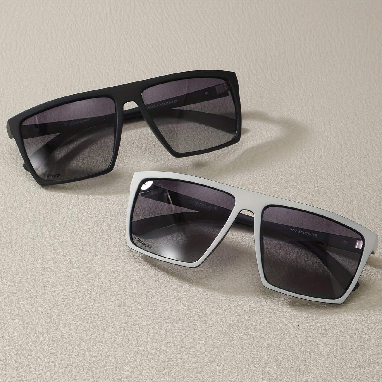 Men's Large Frame Sunglasses UV Protection Holiday Party Decorative Sunglasses