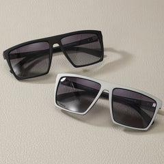 Men's Large Frame Sunglasses UV Protection Holiday Party Decorative Sunglasses