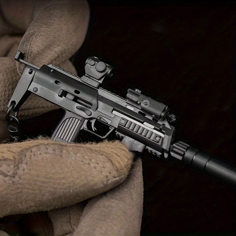 Mini Gun Model Keychain for Men
