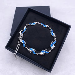 Dolphin Bracelet Retro Party Jewelry Christmas Holiday Birthday Gift