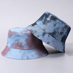 Men's Thin Graffiti Bucket Hat Lightweight Small Brim Sun Protection