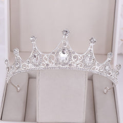 Rhinestone Crown Headband Wedding Bride Princess Queen Hair Tiara