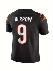 Boys V-neck Rugby Jersey Short Sleeves American Football Shirt