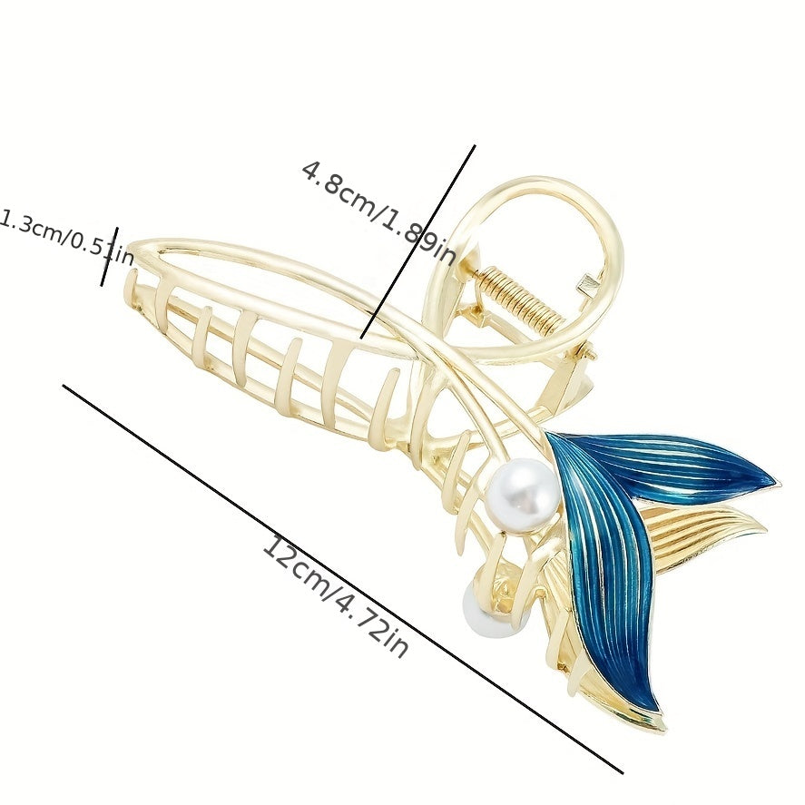 Whale Tail Claw Clips Hair Accessory for Women