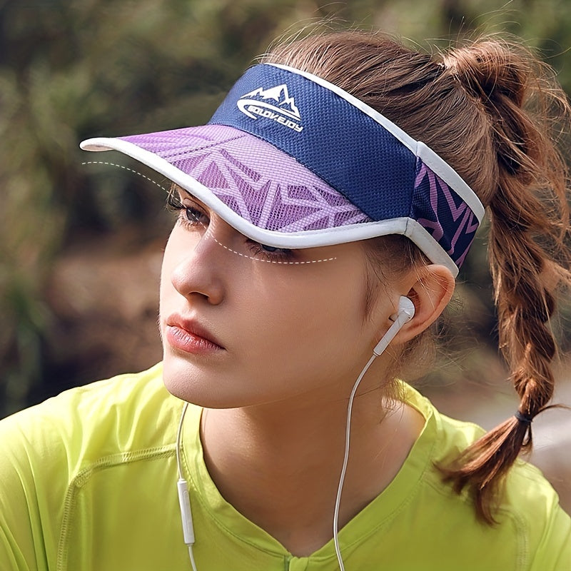 Women's Lightweight Sports Visor Hat Mesh Breathable Golf Baseball Cap