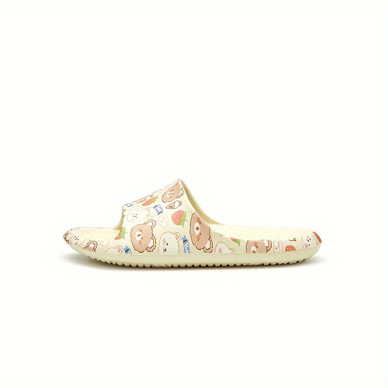 LUOFU Cartoon Slippers For Girls Non Slip Lightweight Slippers