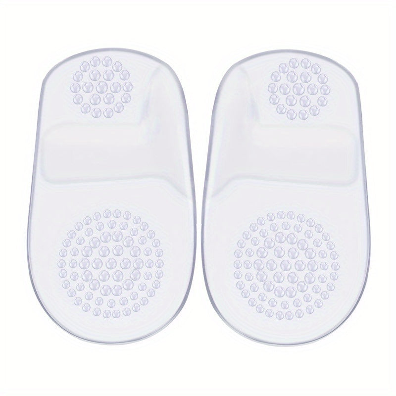 Silicone Half Sole Pads for Pain Relief in Women's and Men's Shoes