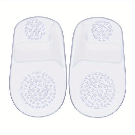 Silicone Half Sole Pads for Pain Relief in Women's and Men's Shoes