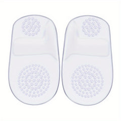 Silicone Half Sole Pads for Pain Relief in Women's and Men's Shoes