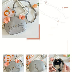 Kids' Cartoon Mouse Shoulder Bag Coin Purse