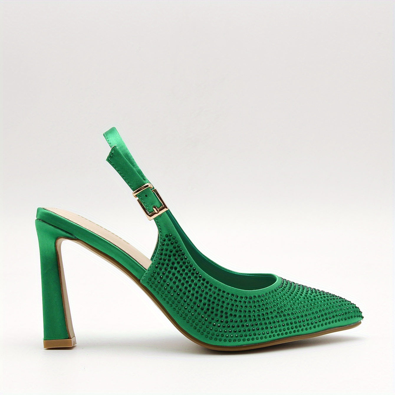 Women's Pointed Toe Buckle Strap Pumps