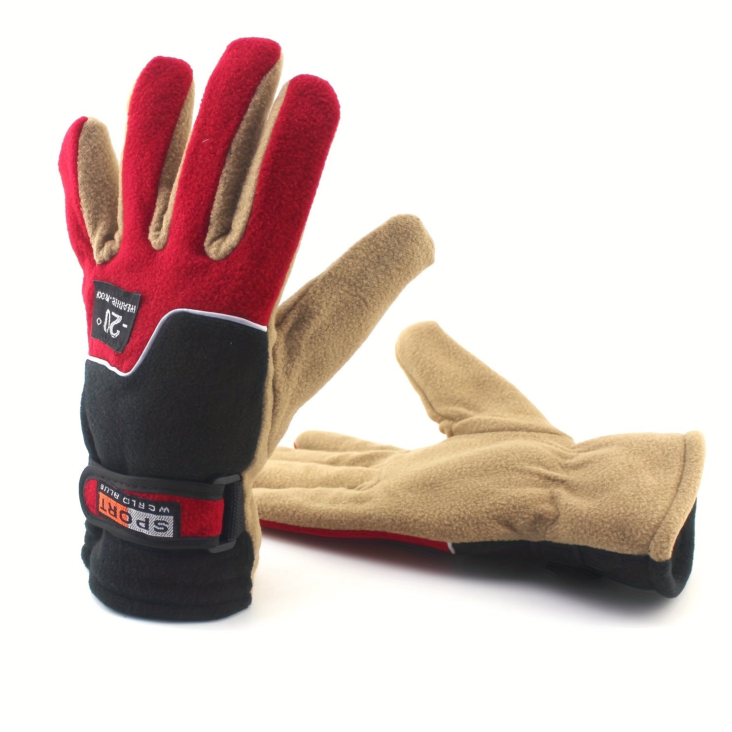 Waterproof Skiing Gloves, Winter Windproof Warm Gloves for Outdoor Sports