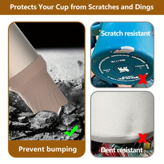 Silicone Cup Boots For 40oz Tumbler Cup Bottom Protective Sleeve