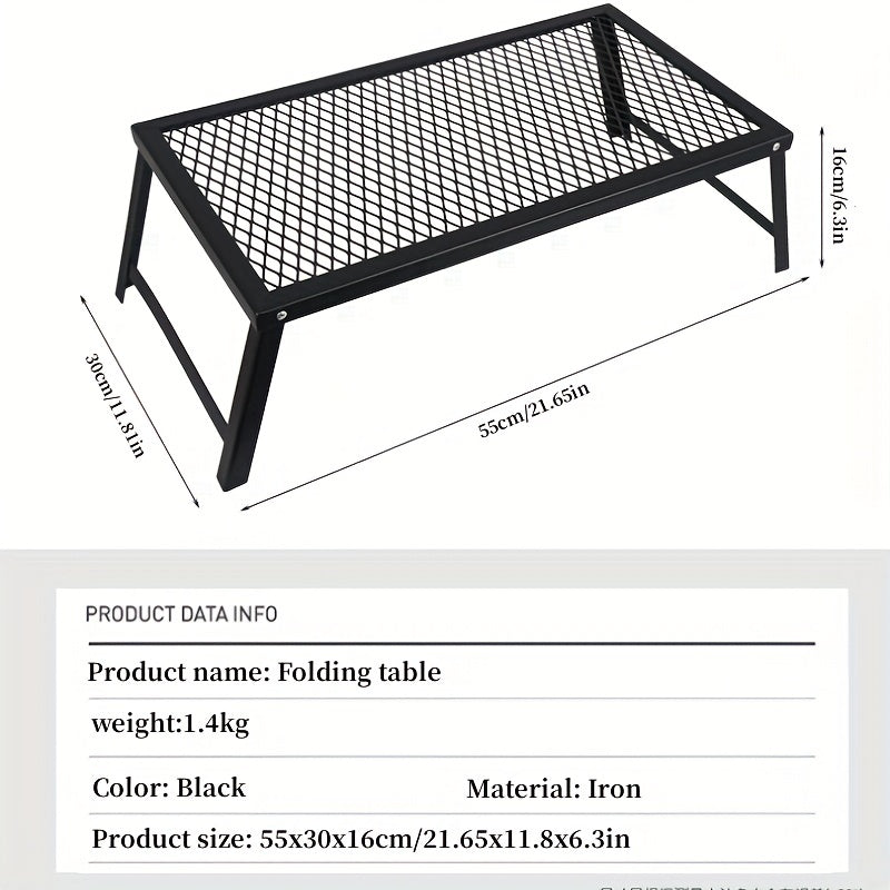 Portable Foldable Net Table for Outdoor Camping