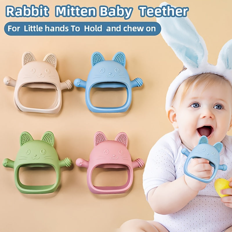 Baby Teething Gloves BPA Free Silicone Chew Toy for Newborns
