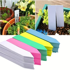 100pcs Reusable Plant Labels Waterproof Stake Labels for Potted Plants