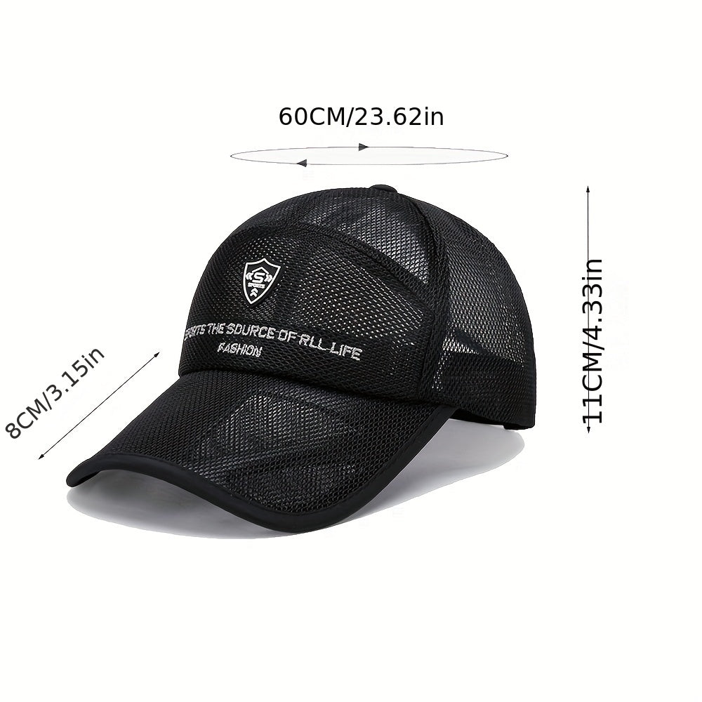 Men's Breathable Mesh Baseball Cap Sunscreen Fishing Cap