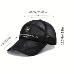 Men's Breathable Mesh Baseball Cap Sunscreen Fishing Cap