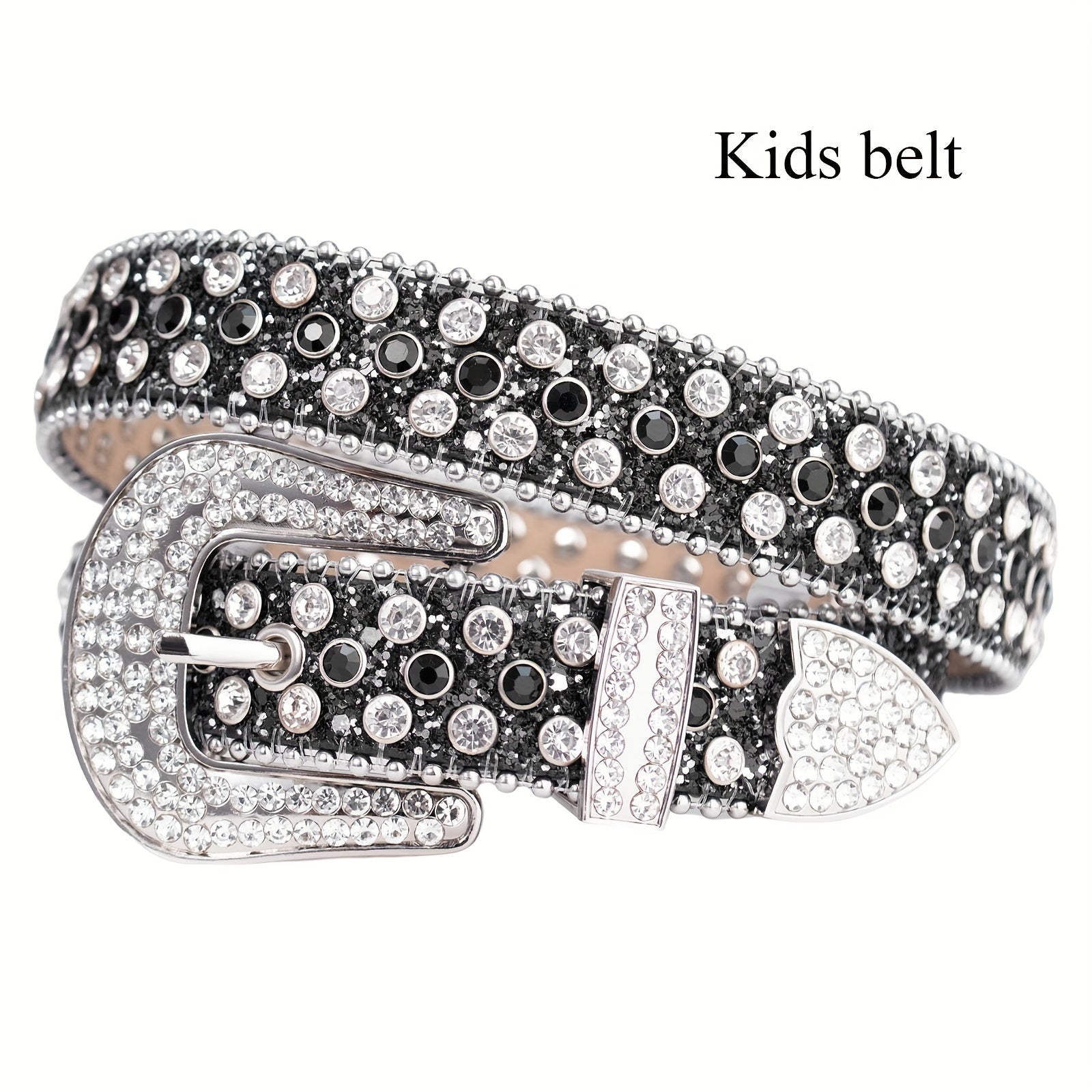 Hip Hop Rhinestone Belt Boys Girls Jeans Pant Holiday Birthday