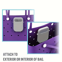Silicone Mobile Phone Case Solid Detachable Beach Bag Travel Accessories