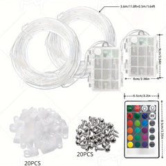 LED Hole Plate Lights w/ Remote Control for Nighttime Beanbag Toss