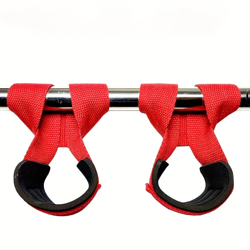 2pcs Non-slip Wrist Straps for Barbell Lifting and Fitness Training
