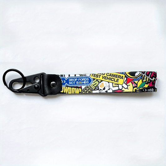 Anime Graffiti Keychain for Car Motorcycle Backpack Decoration