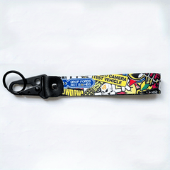 Anime Graffiti Keychain for Car Motorcycle Backpack Decoration