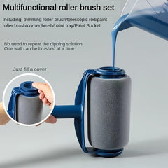 6pcs Roller Brush Set for Wall Painting and Repairing with Accessories